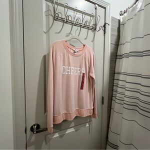 Cheers 🩷 Soft Sweatshirt Pullover Womens Medium NWT